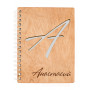 Деревянный подарочный блокнот с именем Анастасий — именной подарок мужу, любимому, парню, коллеге, папе